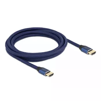 HDMI Cable DeLOCK Ultra High Speed 48 Gbps 8K 60 Hz Blue 3 m