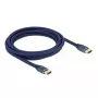 HDMI Cable DeLOCK Ultra High Speed 48 Gbps 8K 60 Hz Blue 3 m