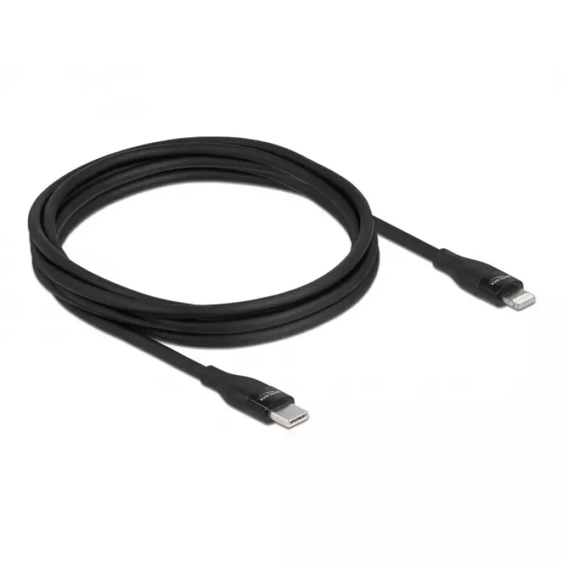 Data and charging cable USB Type-C to Lightning DeLOCK 86638