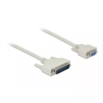 Serial Cable DeLOCK 84544 1m D-Sub 25 pin D-Sub 9 pin Beige