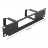 Cable management panel DeLOCK 10 inch 66654 black