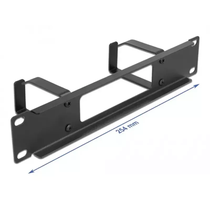 Cable management panel DeLOCK 10 inch 66654 black