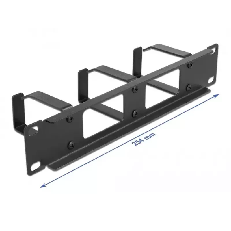 Cable management panel DeLOCK 10 inch 66656 black