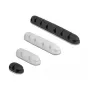 Cable holder DeLOCK 18402 self-adhesive combo set 4 pieces black white