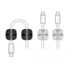 Cable holder DeLOCK cross-shaped self-adhesive 18405