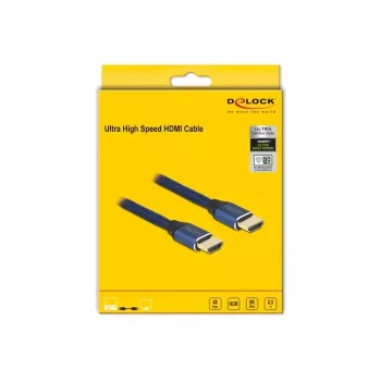 HDMI Cable DeLOCK Ultra High Speed 48 Gbps 8K 60 Hz 0.5 m