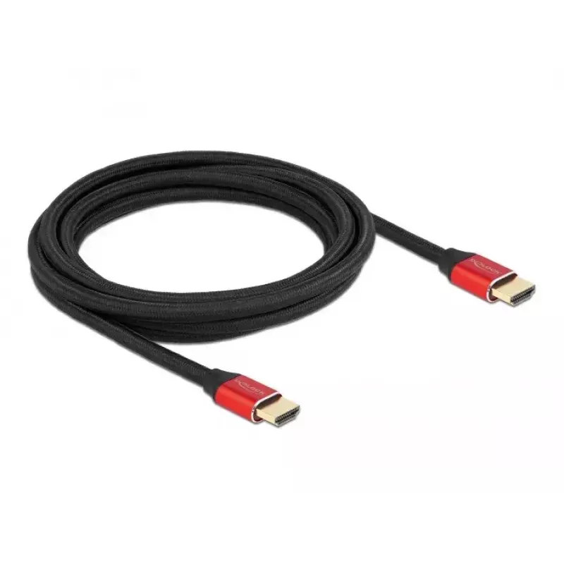 HDMI Cable DeLOCK Ultra High Speed 48 Gbps 8K 60 Hz Red 3 m