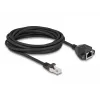DeLOCK RJ50 Extension Cable male to female S/FTP 5 m black