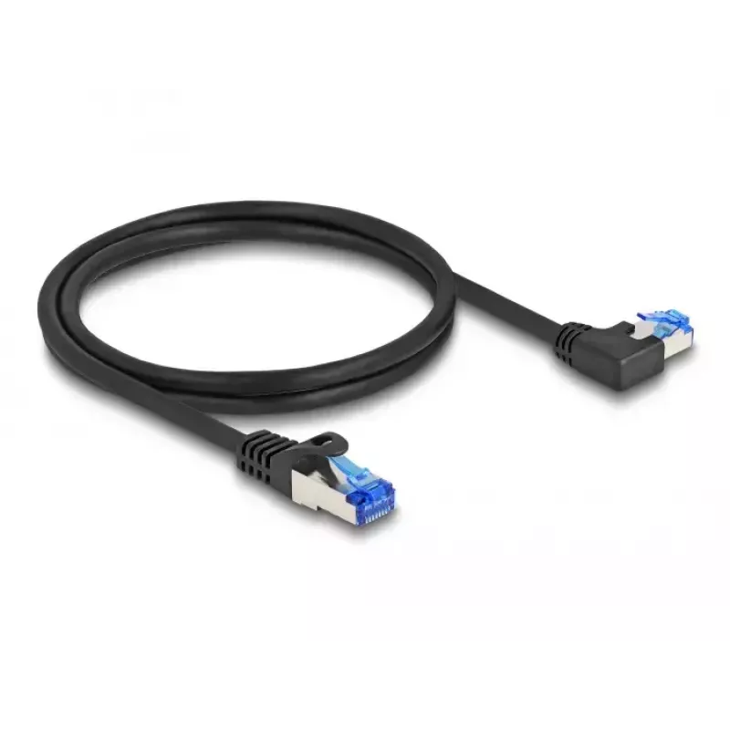 Network Cable DeLOCK RJ45 Cat.6A S/FTP 1m Black