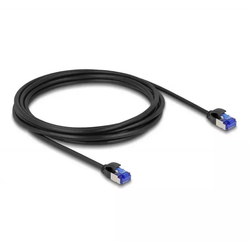 Network Cable DeLOCK RJ45 Cat.6A 3m Black