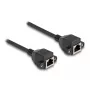 DeLOCK RJ50 Extension Cable female to female S/FTP 2 m black
