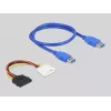 DeLOCK Riser Card PCI Express x1 to PCI 32 Bit Slot 60 cm cable