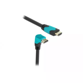 HDMI cable DeLOCK 86991 1 m HDMI Type A Standard Black Blue