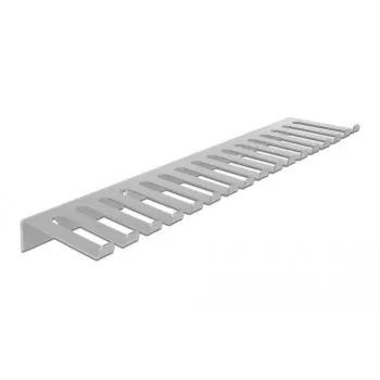 Cable holder wall mount DELOCK 66887, grey, 90 mm x 25 mm x 0.325 m, 1 pc