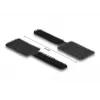 DeLOCK Mini Hook-and-Loop Cable Holder 90mm x 24mm self-adhesive 10 pieces black
