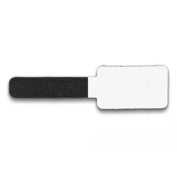 DeLOCK Mini Hook-and-Loop Cable Holder 90mm x 24mm self-adhesive 10 pieces black