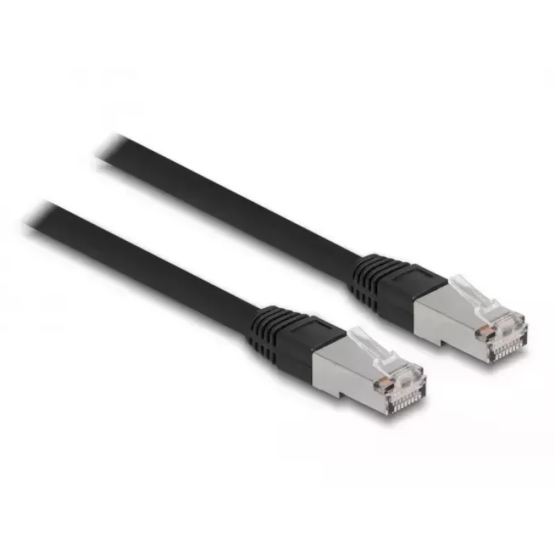 Network Cable DeLOCK RJ45 Cat.6A 2m Black
