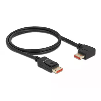 DisplayPort cable DeLOCK 8K 60 Hz 1 m male to male 90° angled