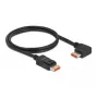 DisplayPort cable DeLOCK 8K 60 Hz 1 m male to male 90° angled
