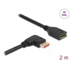 DisplayPort extension cable DeLOCK 87078 2m 8K 60Hz right angled