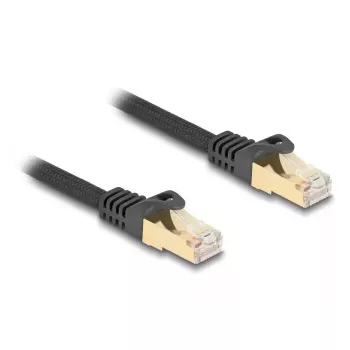 DeLOCK RJ45 Network Cable Cat.6A S/FTP 5m Black