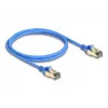 DeLOCK RJ45 Network Cable Cat.8.1 F/FTP Slim 1 m blue