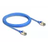 DeLOCK RJ45 Network Cable Cat.8.1 F/FTP Slim 3 m blue