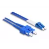 DeLOCK Fiber Optical Cable LC Duplex to SC Duplex Singlemode OS2 2 m