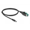 DeLOCK PoweredUSB cable male 12 V to DC 5.5 x 2.5 mm male 2 m