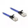 Network Cable DeLOCK RJ45 Flat Cat.6A 5m Blue
