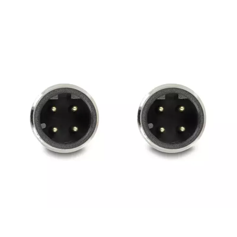 Network Cable DeLOCK M12 Cable D-coded 4 pin male to male Cat5e 1 m Black