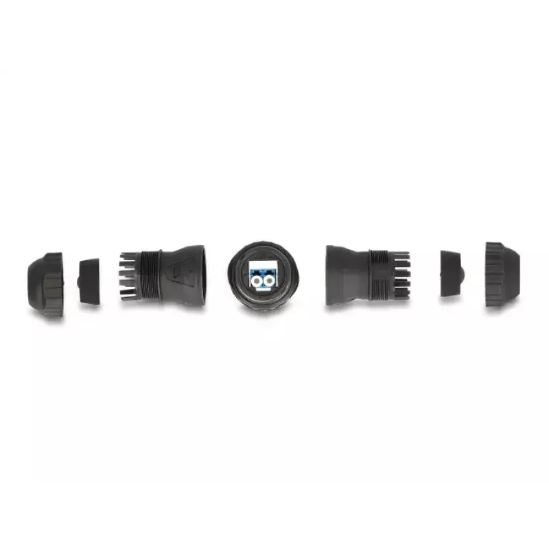 Optical Fiber Cable Connector DeLOCK 67046 LC Duplex Female to LC Duplex Female OS2 IP68