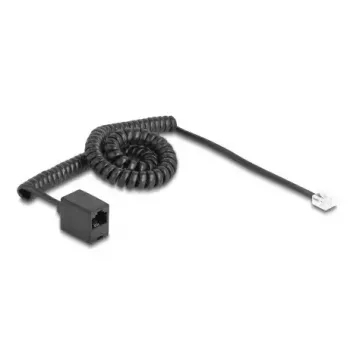 DeLOCK telephone cable 3 m Black 90064 RJ-11 RJ-45