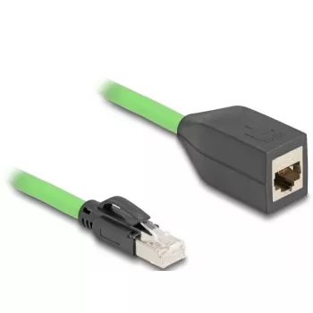 Networking cable DeLOCK 80880 RJ-45 Cat6a 1 m Green