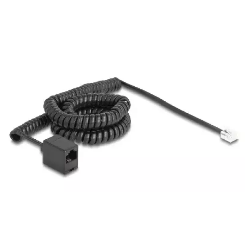 DeLOCK telephone cable 90114 5 m Black RJ-11 RJ-45