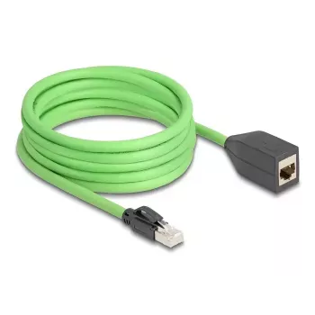 Networking Cable DeLOCK 80882 RJ-45 Cat6a 5m Green