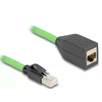 Networking Cable DeLOCK 80882 RJ-45 Cat6a 5m Green