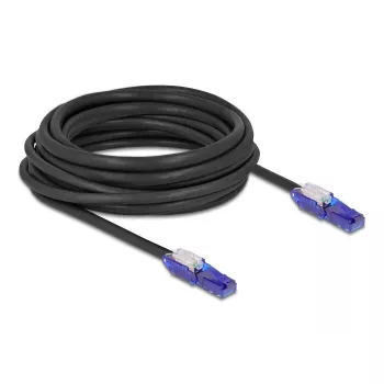 Networking Cable DeLOCK 80930 RJ-45 Cat6 7.5m Black Violet