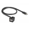 DeLOCK USB cable 0.5 m USB 2.0 USB A USB C 88056