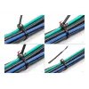 Cable Tie DeLOCK 280x4.8mm 50pcs black self-cutting