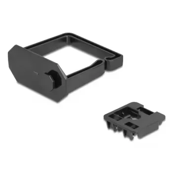Cable bracket DeLOCK 90770 Polycarbonate Black