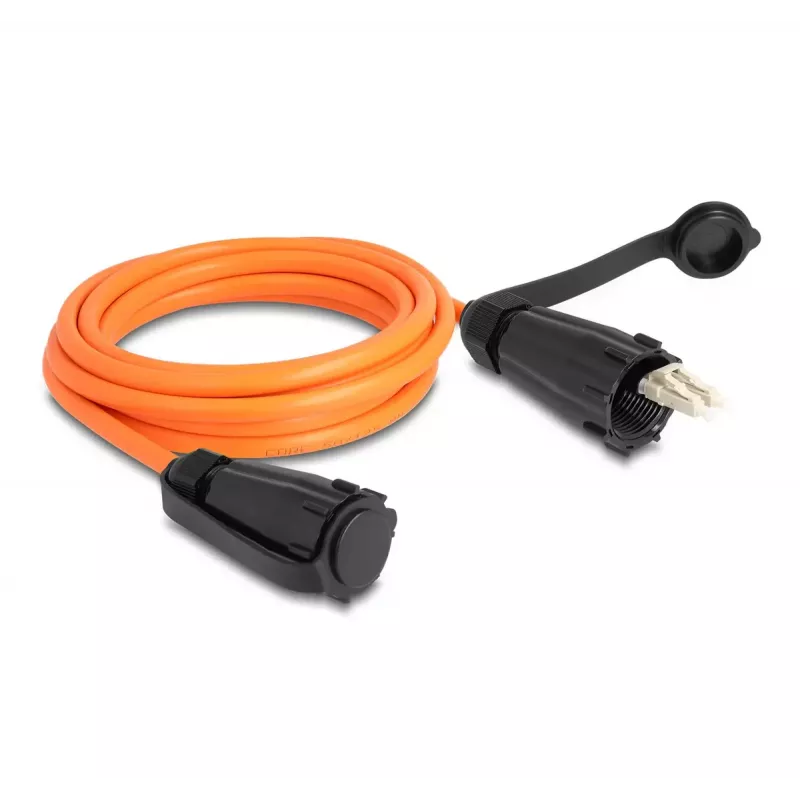 DeLOCK Optical fiber cable LC Duplex to LC Duplex OM2 3m IP68