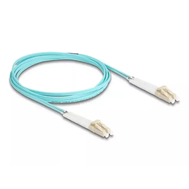 Optical Fiber Cable DeLOCK LC Duplex to LC Duplex OM3 2m
