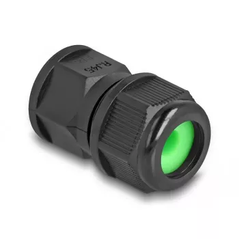 DeLOCK Feed-through coupler RJ45 IP67 waterproof black