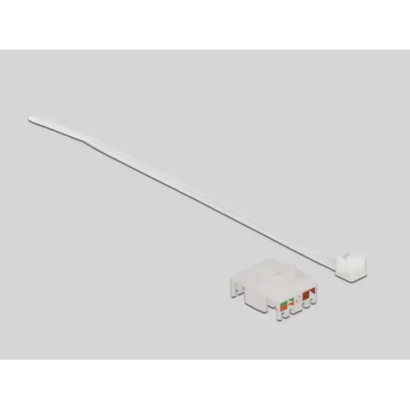 DELOCK wire connector RJ45 Cat.6A LSA straight black 29×43×29 mm