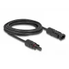 Cable DeLOCK DL4 Solar Cable 4 mm² male to female 3 m black