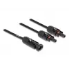Cable splitter DeLOCK DL4 Solar Splitter Cable 1 x male to 2 x female 30 cm black