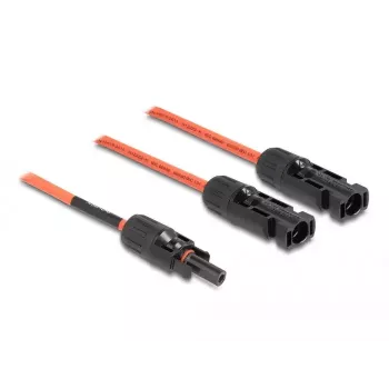 Cable splitter DeLOCK DL4 1 x female to 2 x male 30 cm red