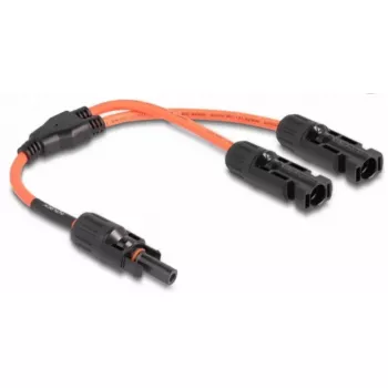 Cable splitter DeLOCK DL4 1 x female to 2 x male 30 cm red