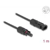 Cable DeLOCK DL4 Solar Flat Cable male to female 1 m black 3.3 mm²